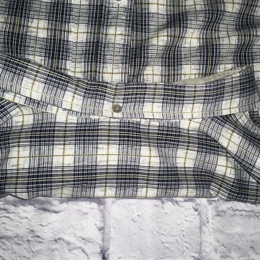 VTG 90s The North Face‎ A5 Series SS Button Up Shirt Sz XXL Plaid TNF Climbing